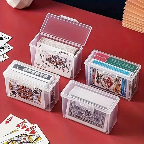 3pcs clear playing card - 1/3pcs, box