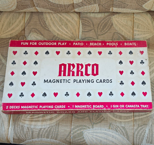 Arrco magnetic playing cards - magnetic,