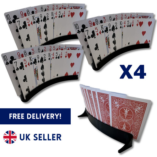 4pcs playing card deck holder - playing,