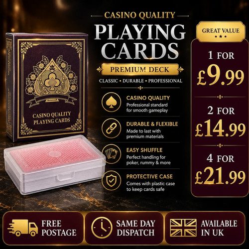 Casino quality playing cards - quality,