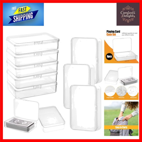 Clear plastic playing card - clear,