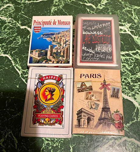 Souvenir travel playing card - travel,