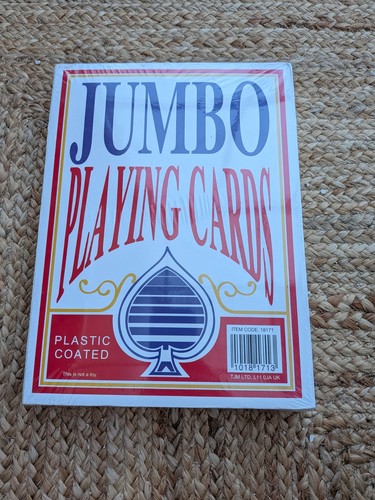 Giant playing cards deck - giant, 52