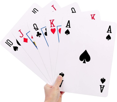 Giant playing cards 28x20cm - giant,