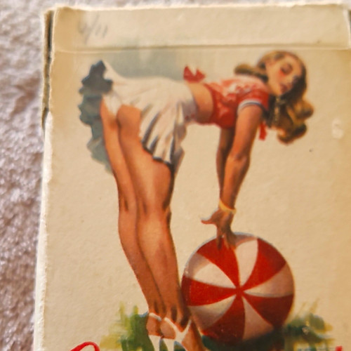 Vintage different pin up - "54, pin-up