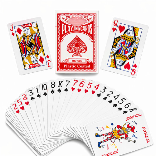 Playing cards packs - cards, 1-24