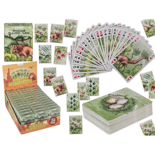 Dinosaur playing cards deck - dinosaur,