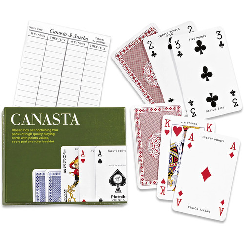 Canasta double deck playing - canasta,