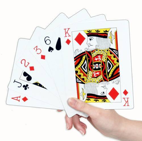 Giant deck playing cards - of,