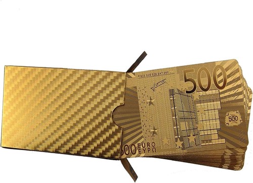 Luxury gold euro playing - gold,