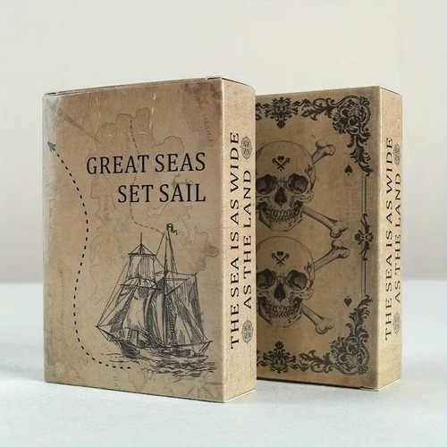 Vintage pirate ship playing - vintage,