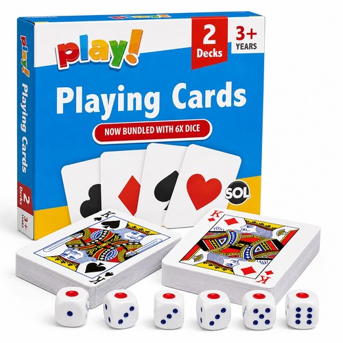 Pack playing cards - playing, 6