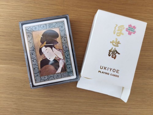 Ukiyoe playing cards - playing,