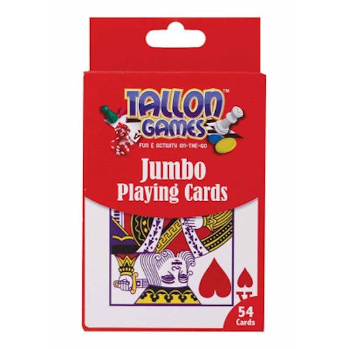 Jumbo playing cards - playing,