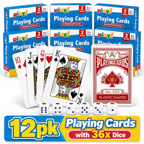 12pk playing cards - cards, with
