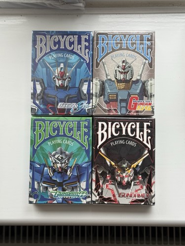 Bicycle playing cards gundam - cards,