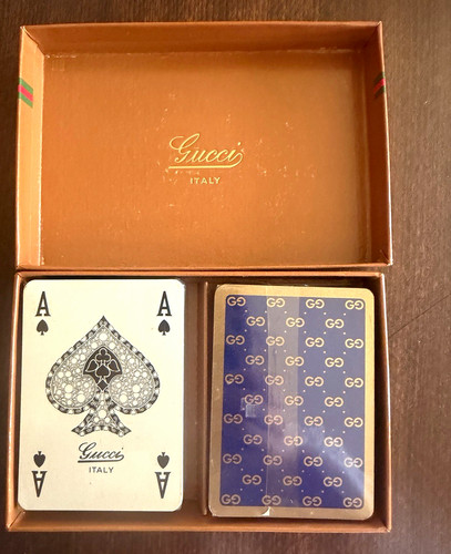 Vintage gucci italy playing - gucci,