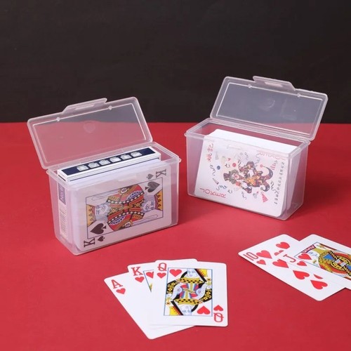 4pcs clear playing card - clear,